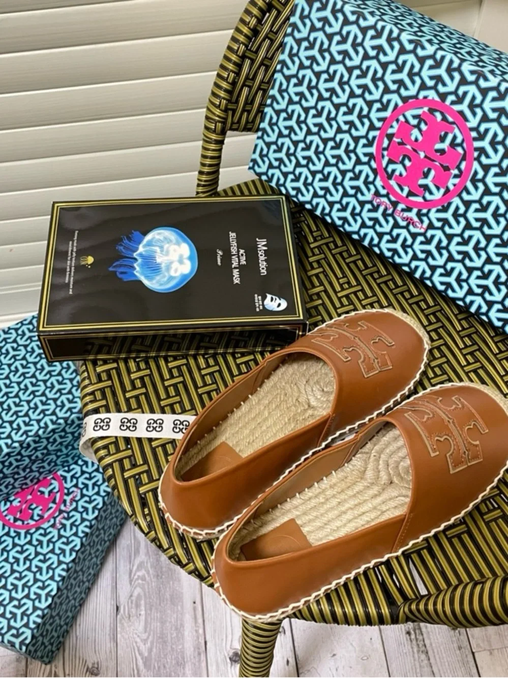 Tory Burch cognac leather